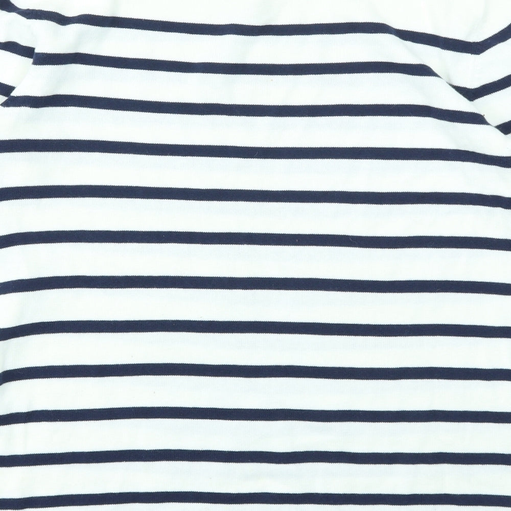 mimosa Womens Multicoloured Striped  Basic T-Shirt Size 10