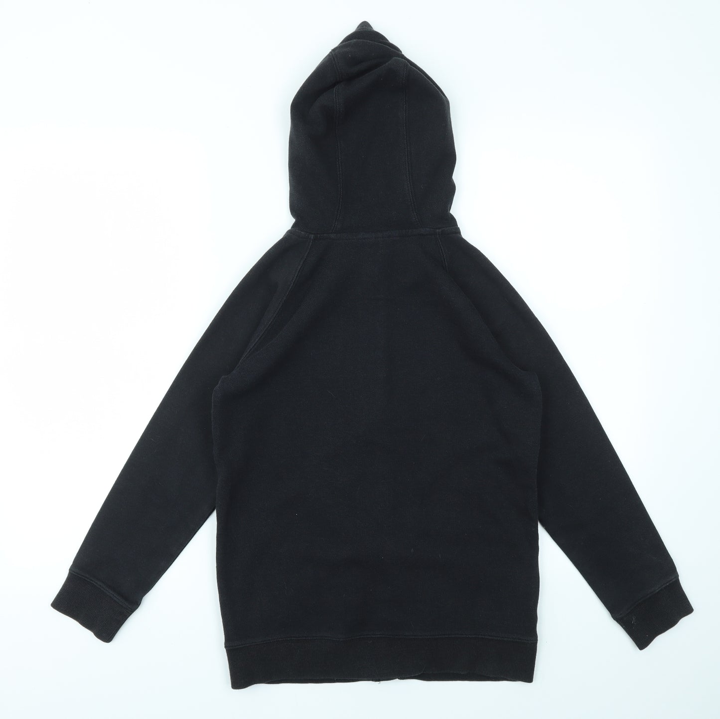 F&F Boys Black   Full Zip Hoodie Size 11-12 Years