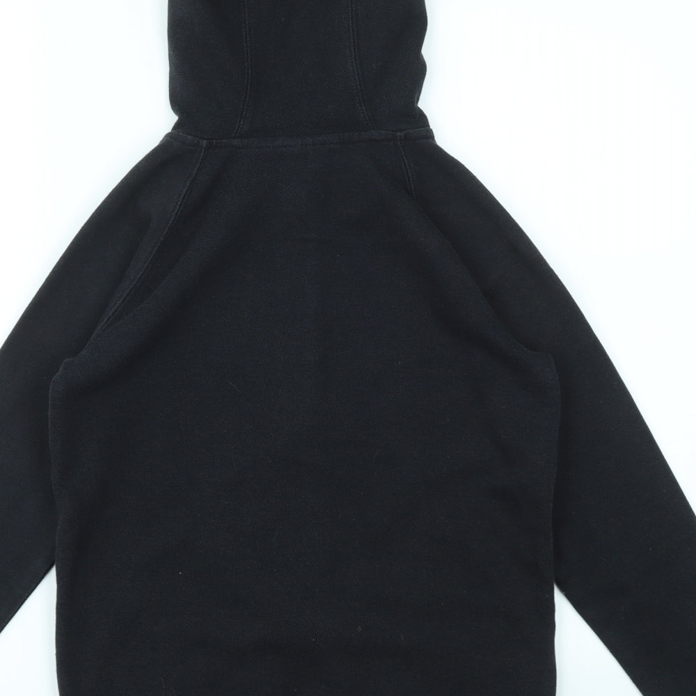F&F Boys Black   Full Zip Hoodie Size 11-12 Years