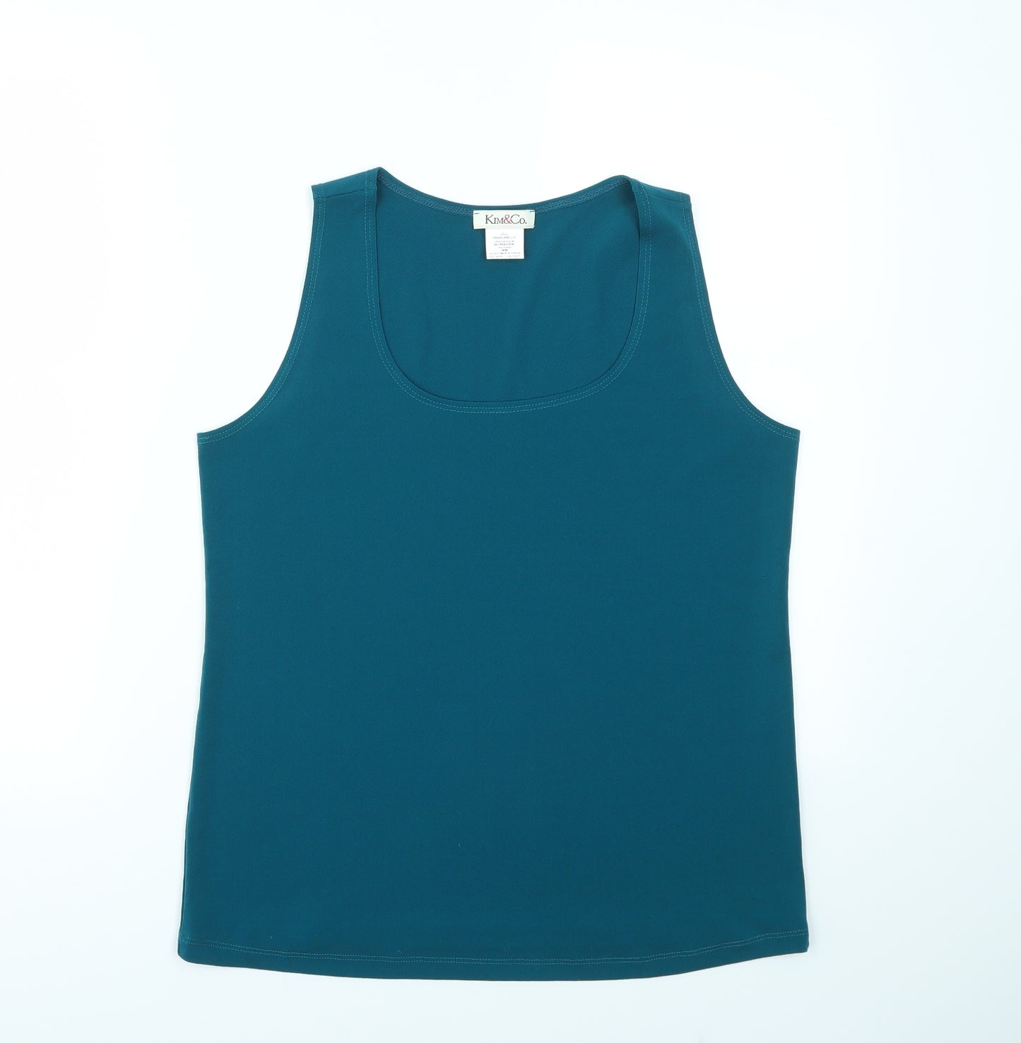 KIM&CO Womens Blue   Basic T-Shirt Size M