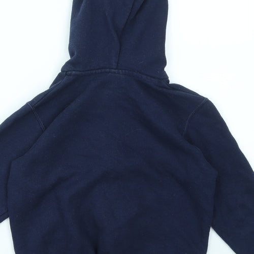 FRUIT THE LOOOM  Boys Blue   Full Zip Jumper Size 5-6 Years