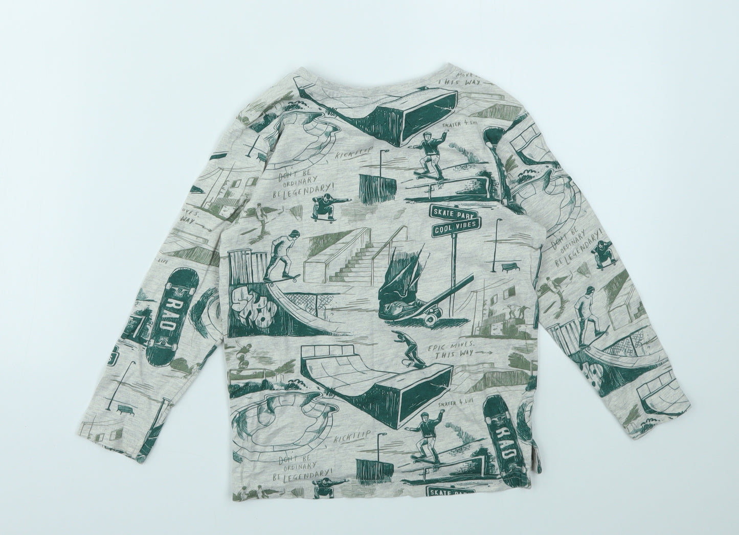 George Boys Multicoloured Geometric  Basic T-Shirt Size 4-5 Years