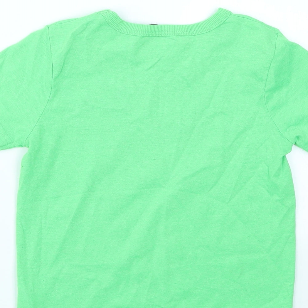 George Boys Green   Basic T-Shirt Size 5-6 Years