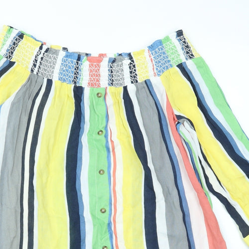 NEXT Womens Multicoloured Striped  Basic Blouse Size 12