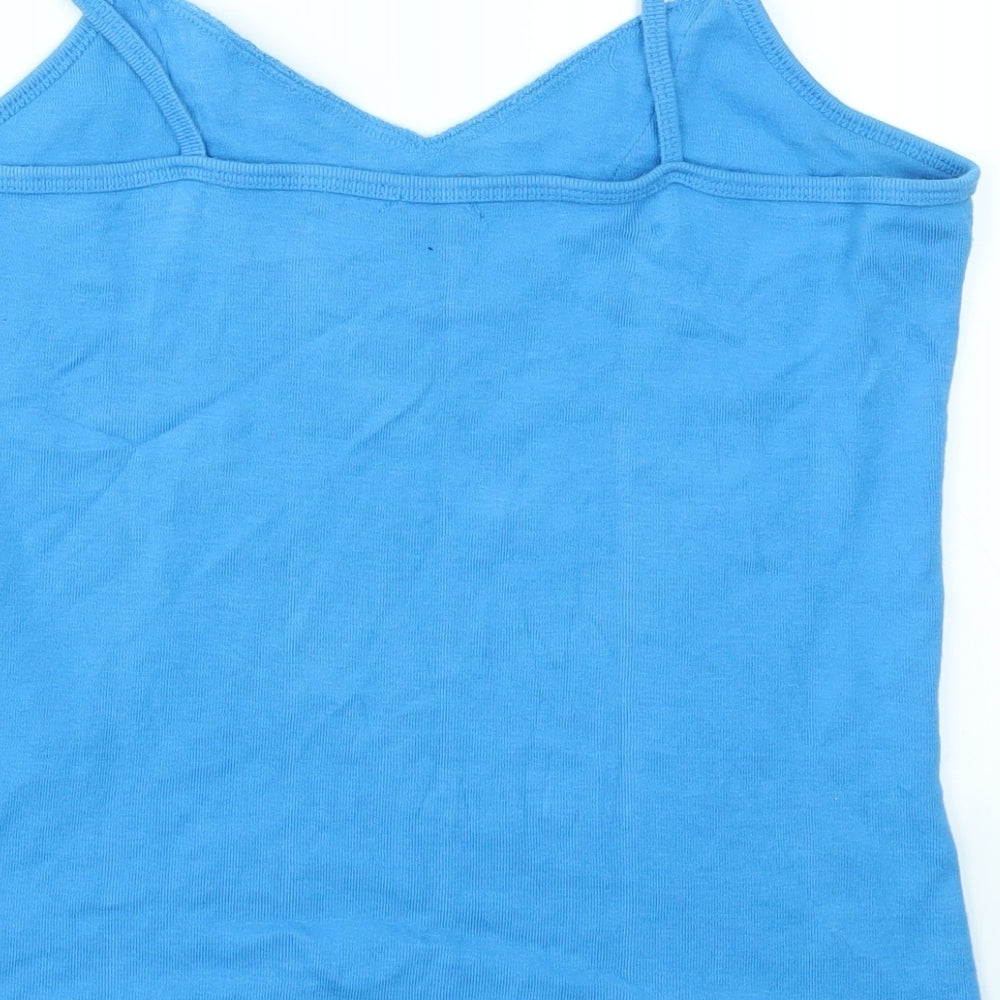 Preworn Womens Blue   Basic T-Shirt Size XL