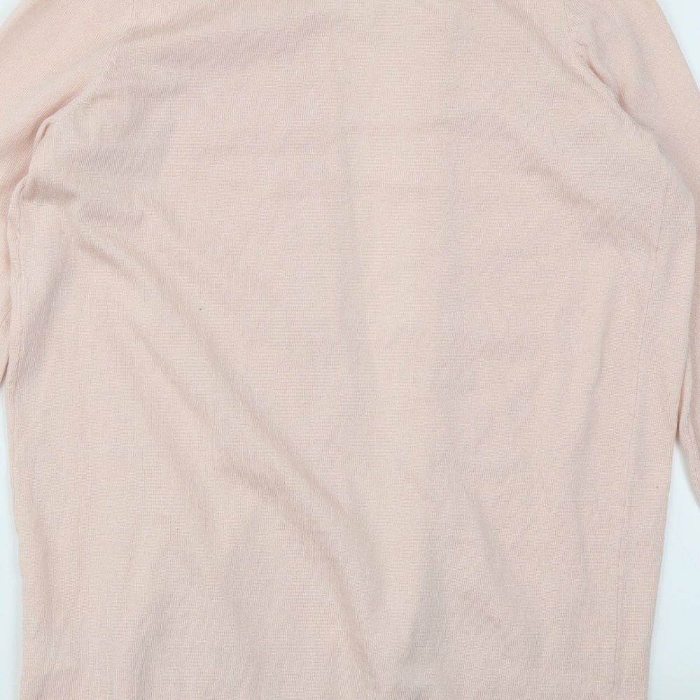 New Look Womens Pink   Cardigan Jumper Size M