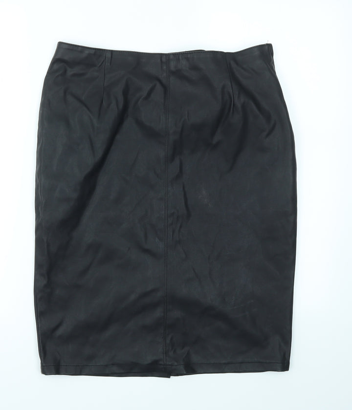 Dorothy pekins Womens Black   A-Line Skirt Size 14