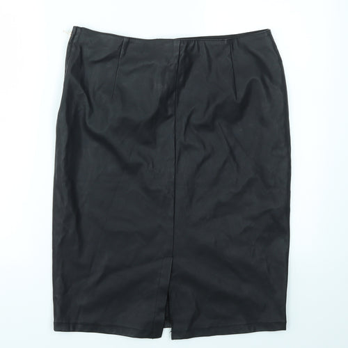 Dorothy pekins Womens Black   A-Line Skirt Size 14