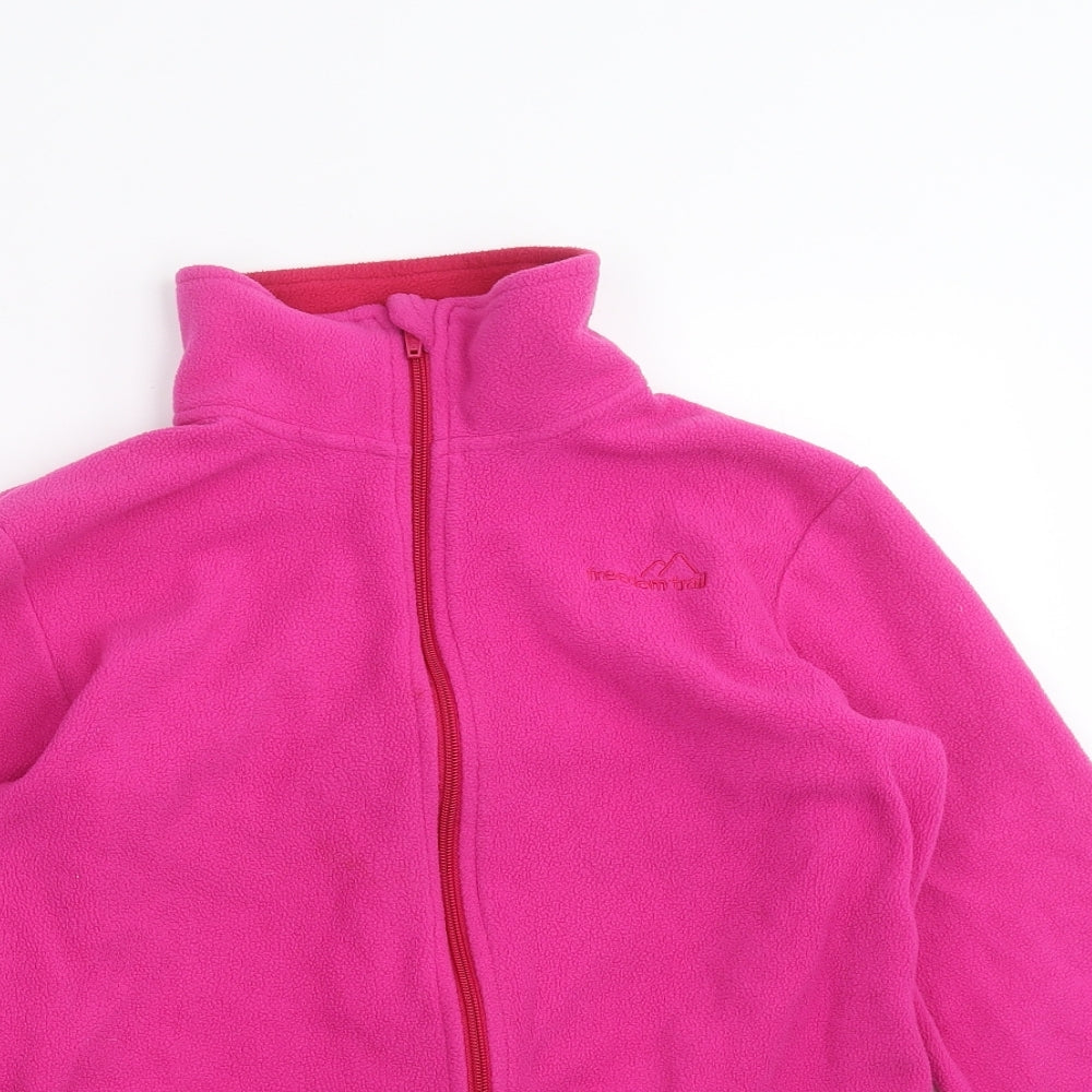 Freedom trail Womens Pink  Fleece Full Zip Jumper Size 6