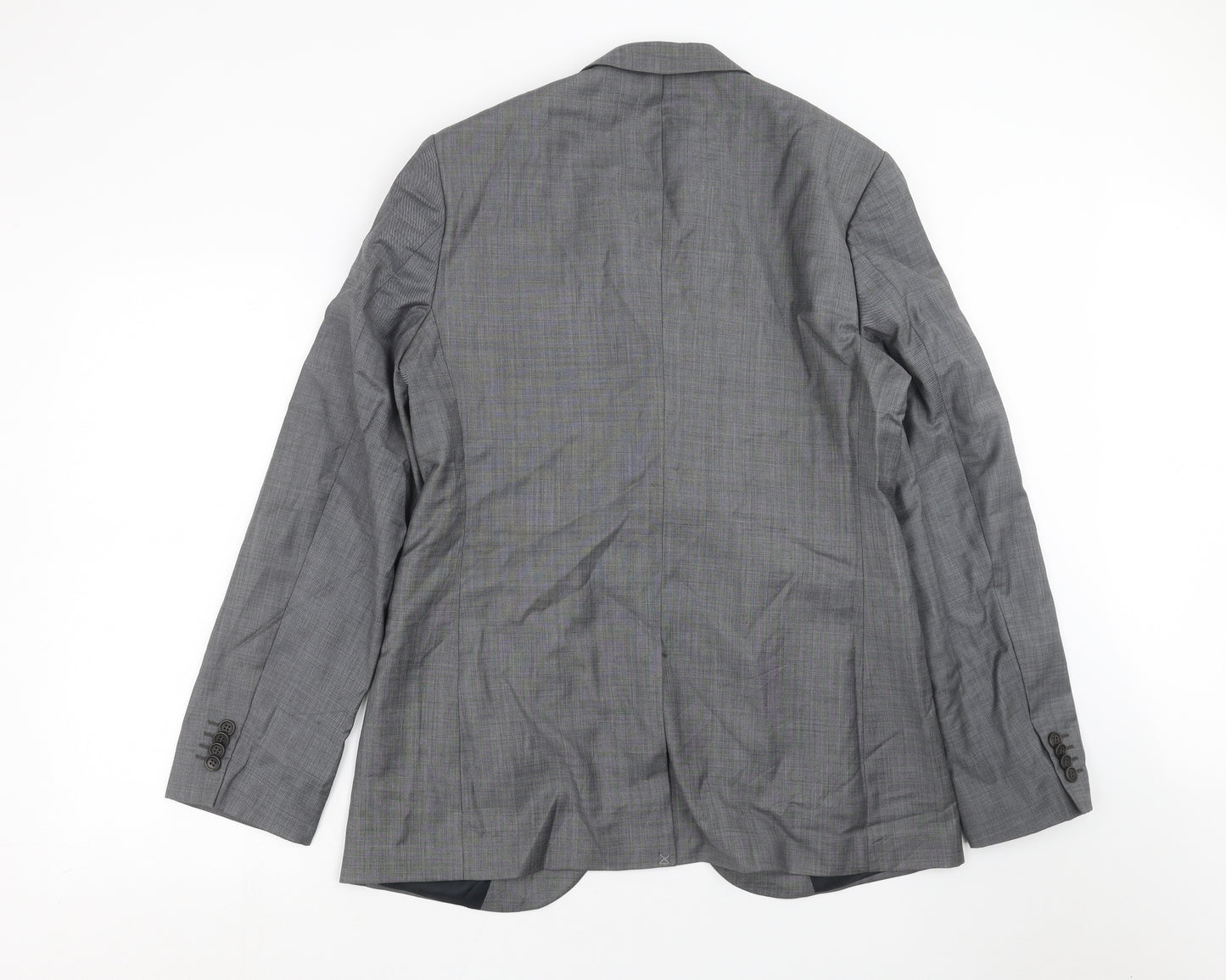 Preworn Mens Grey   Jacket Suit Jacket Size 40