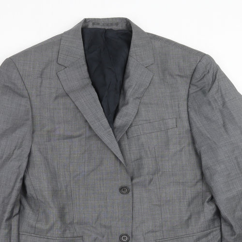 Preworn Mens Grey   Jacket Suit Jacket Size 40