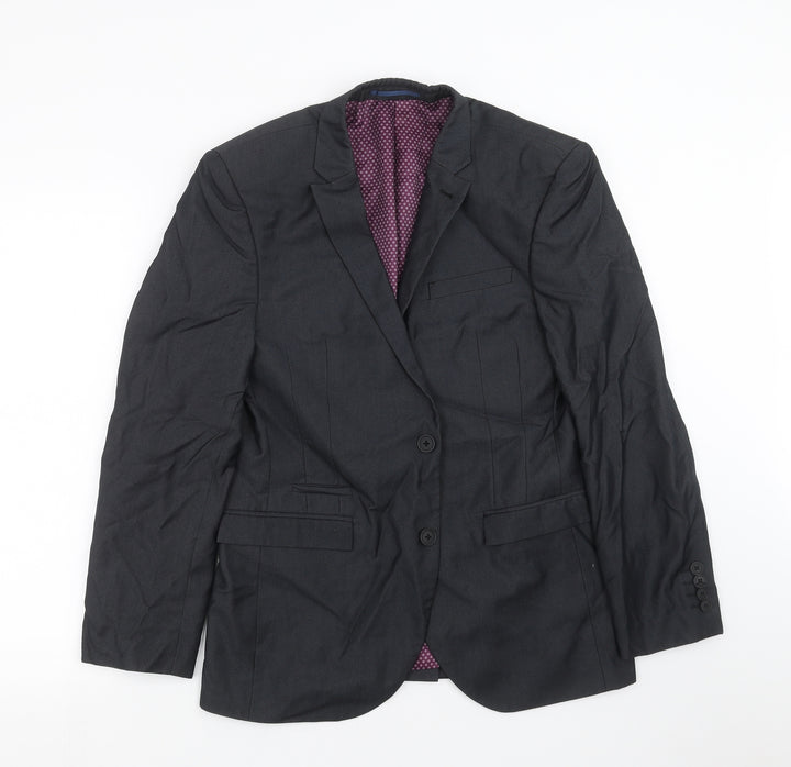 NEXT Mens Grey Jacket Suit Jacket Size 38