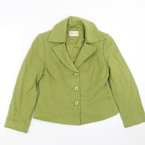 MINUET Womens Green   Jacket  Size 12