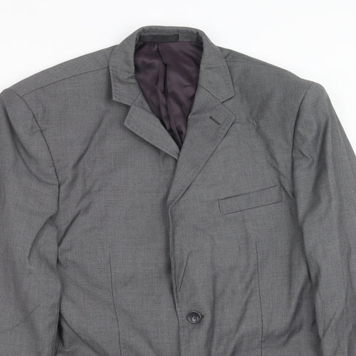 Frank Tailor Mens Grey   Jacket Suit Jacket Size 42