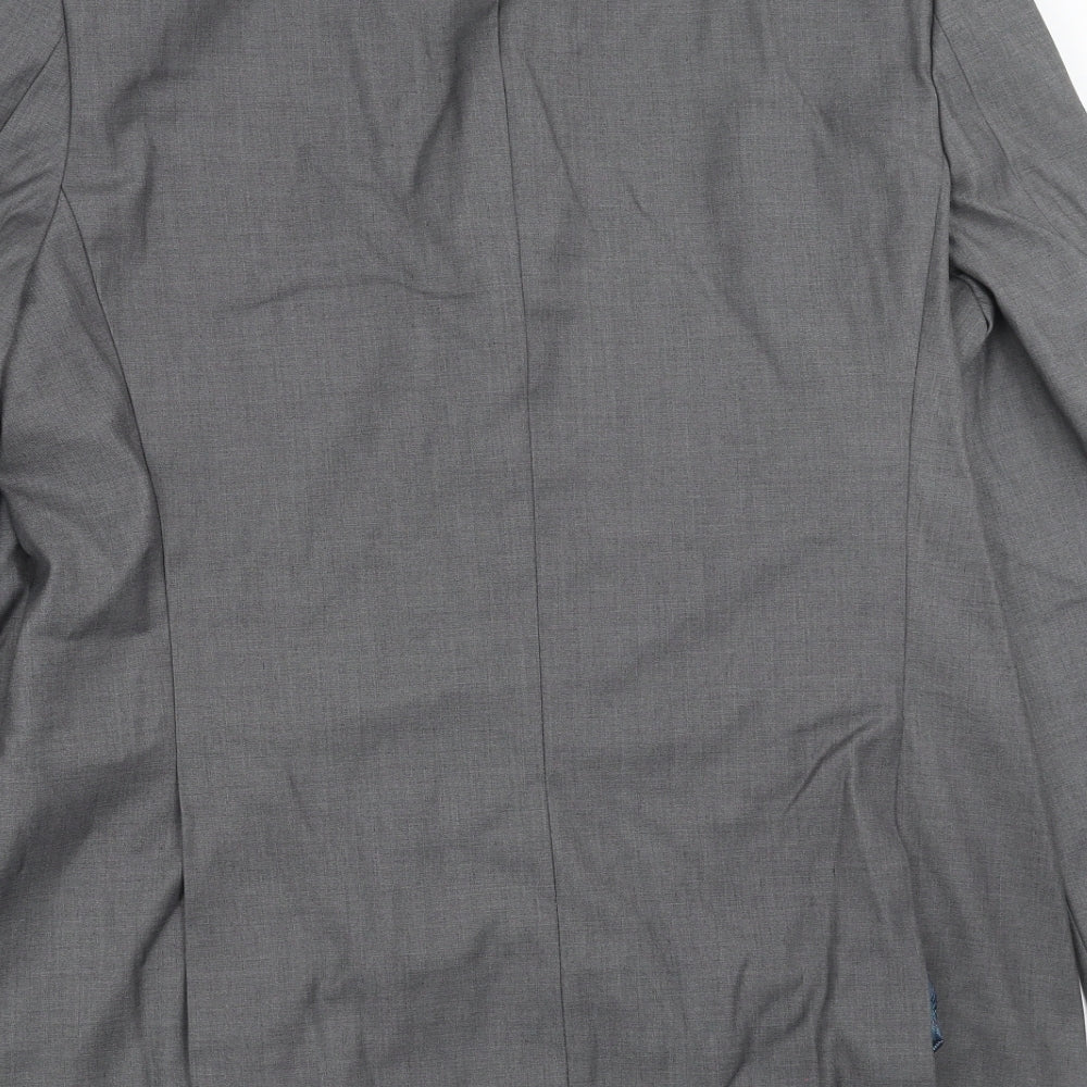 Frank Tailor Mens Grey   Jacket Suit Jacket Size 42