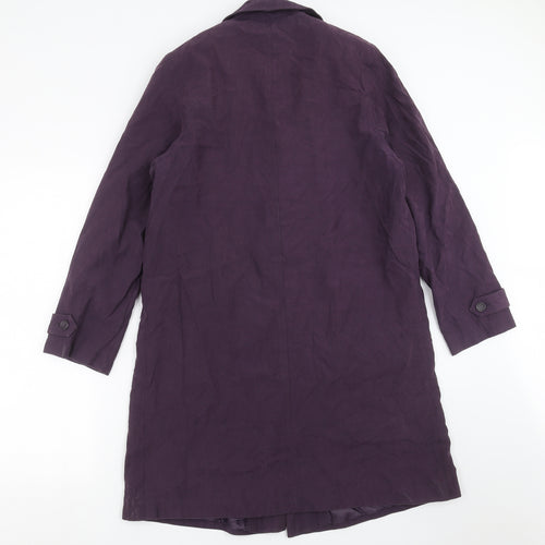 NuAge Womens Purple   Jacket Coat Size 10