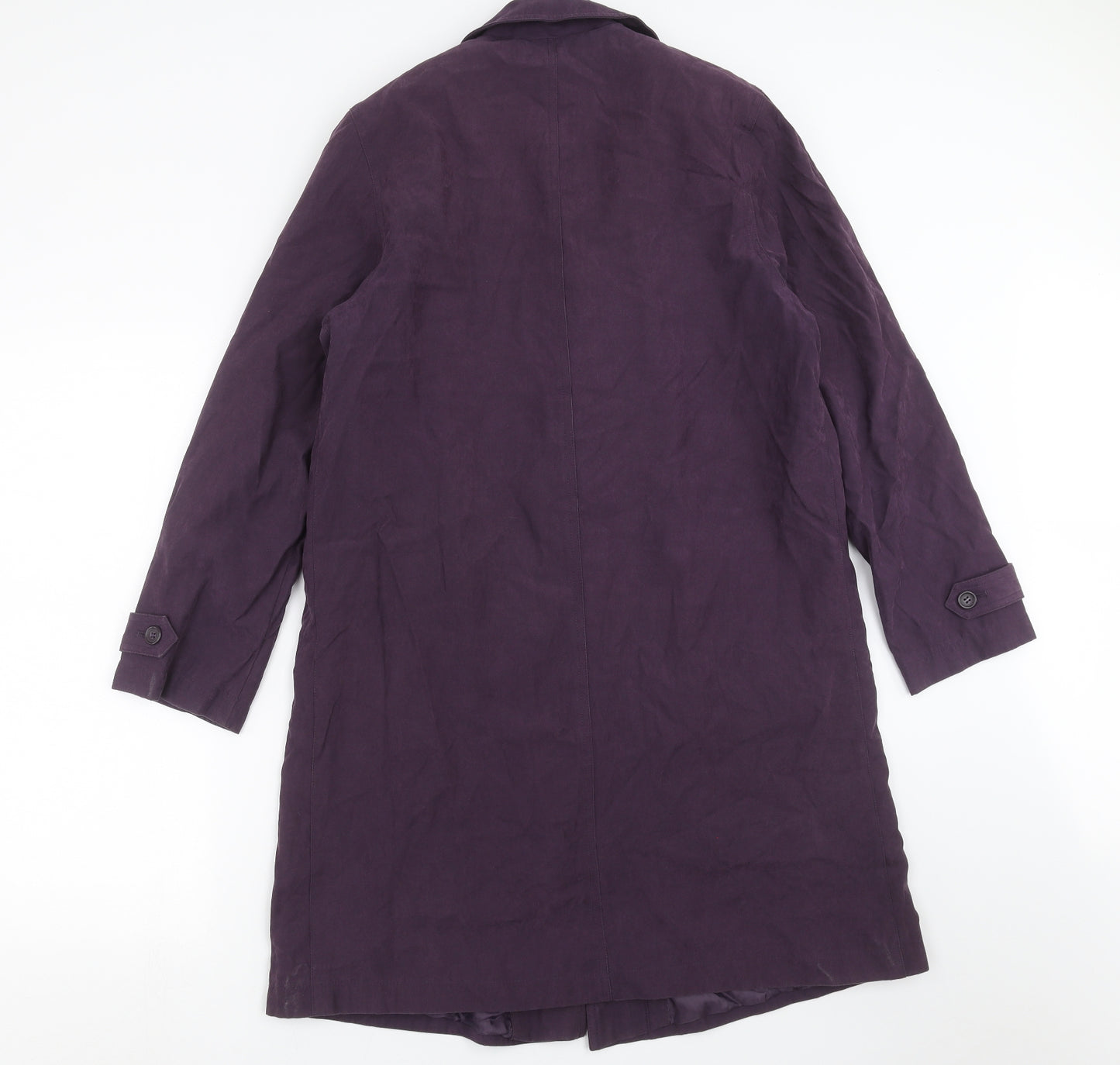 NuAge Womens Purple   Jacket Coat Size 10