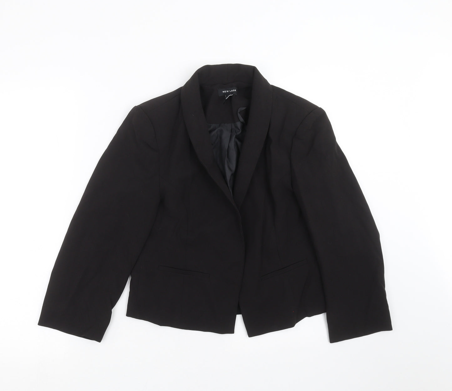 New Look Womens Black   Jacket Blazer Size 12