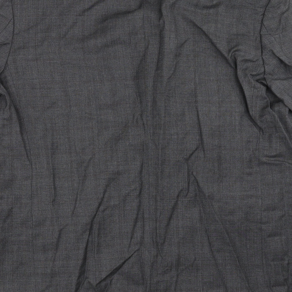 Marks and Spencer Mens Grey Check  Jacket Suit Jacket Size 44