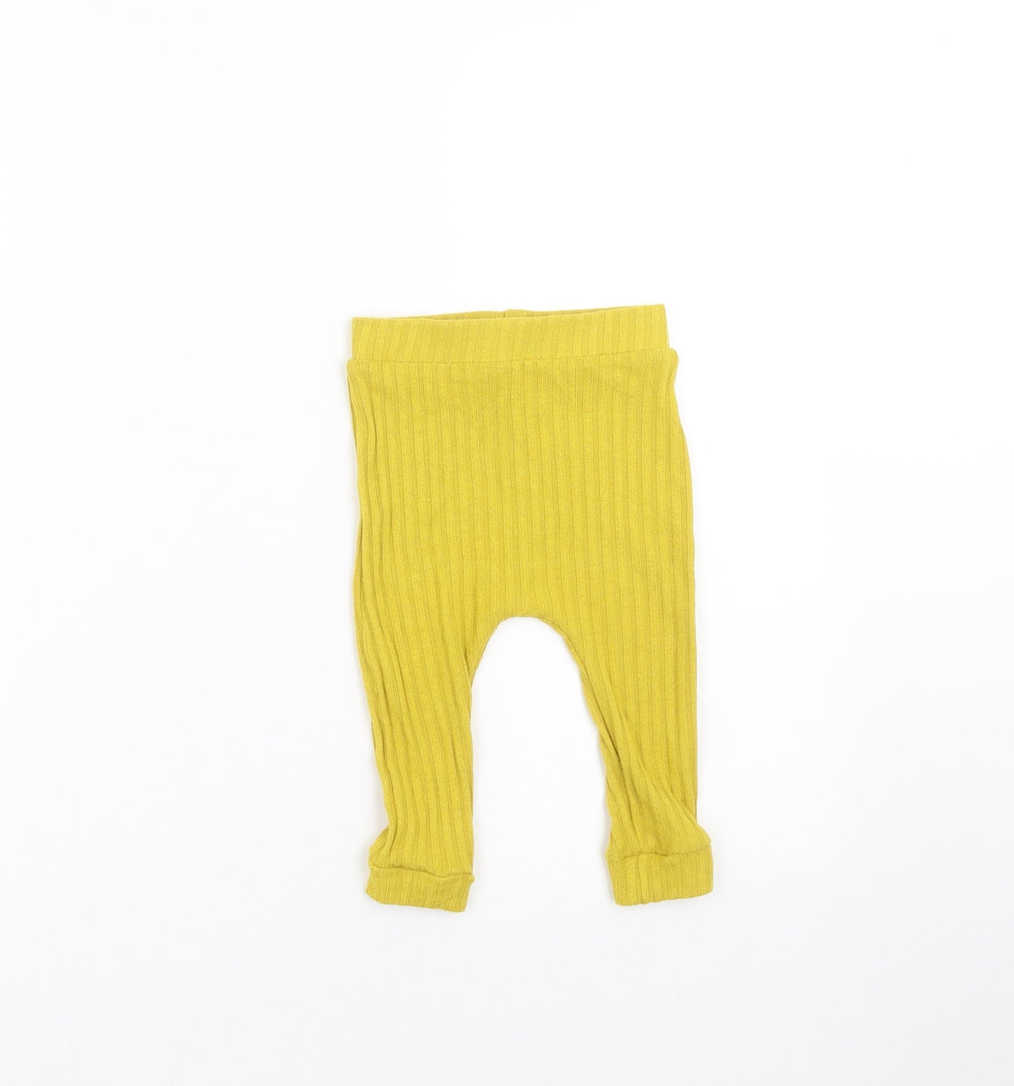 George Baby Yellow Striped   Trousers Size 6-9 Months  - leggings