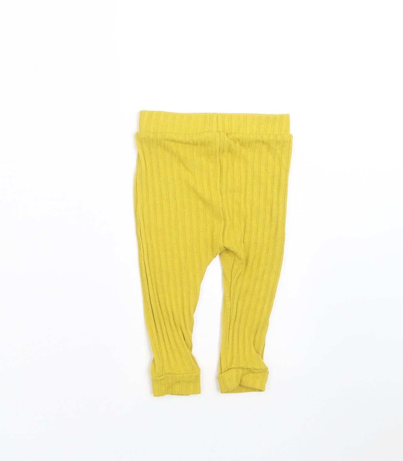 George Baby Yellow Striped   Trousers Size 6-9 Months  - leggings