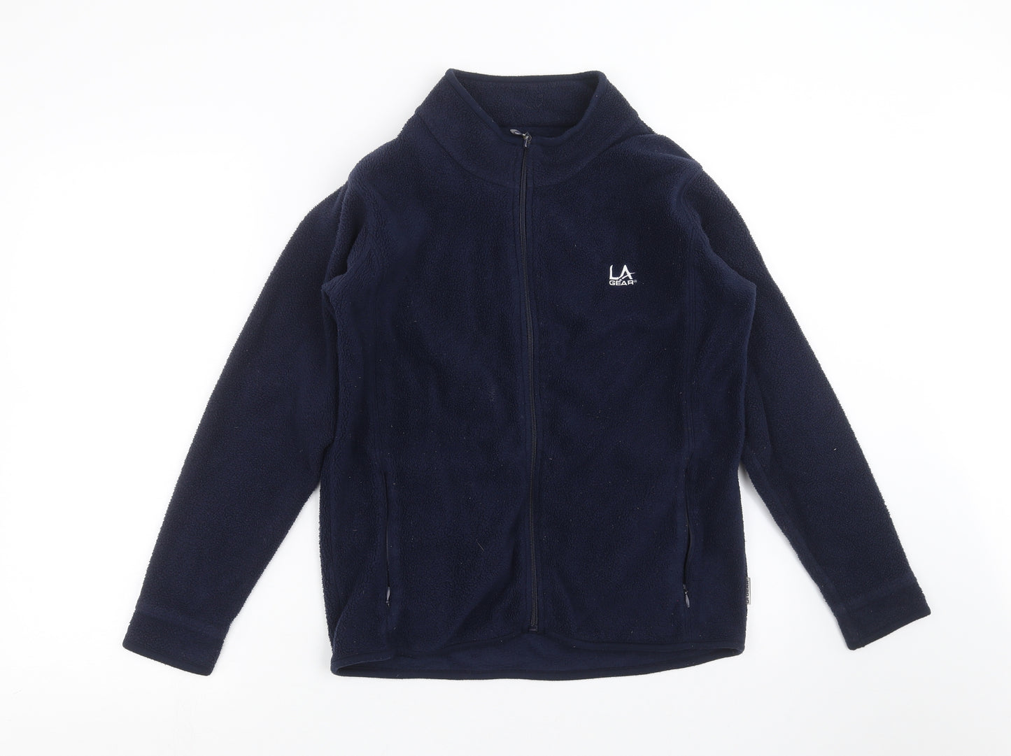 LA Gear Boys Blue  Fleece Full Zip Jumper Size 7-8 Years