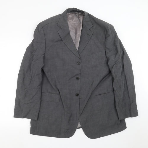 Preworn Mens Grey   Jacket Suit Jacket Size 44