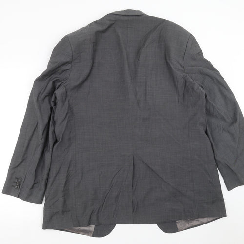 Preworn Mens Grey   Jacket Suit Jacket Size 44