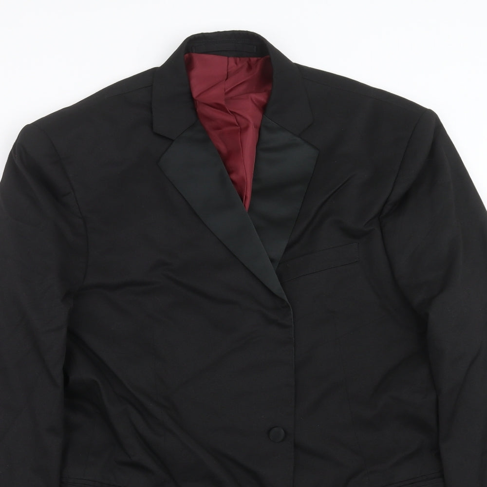 Marks and Spencer Mens Black   Jacket Suit Jacket Size 44