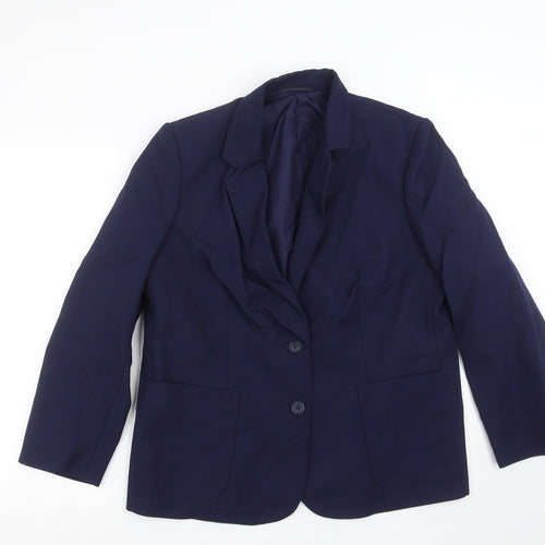 st Michael Womens Blue   Jacket Suit Jacket Size 18