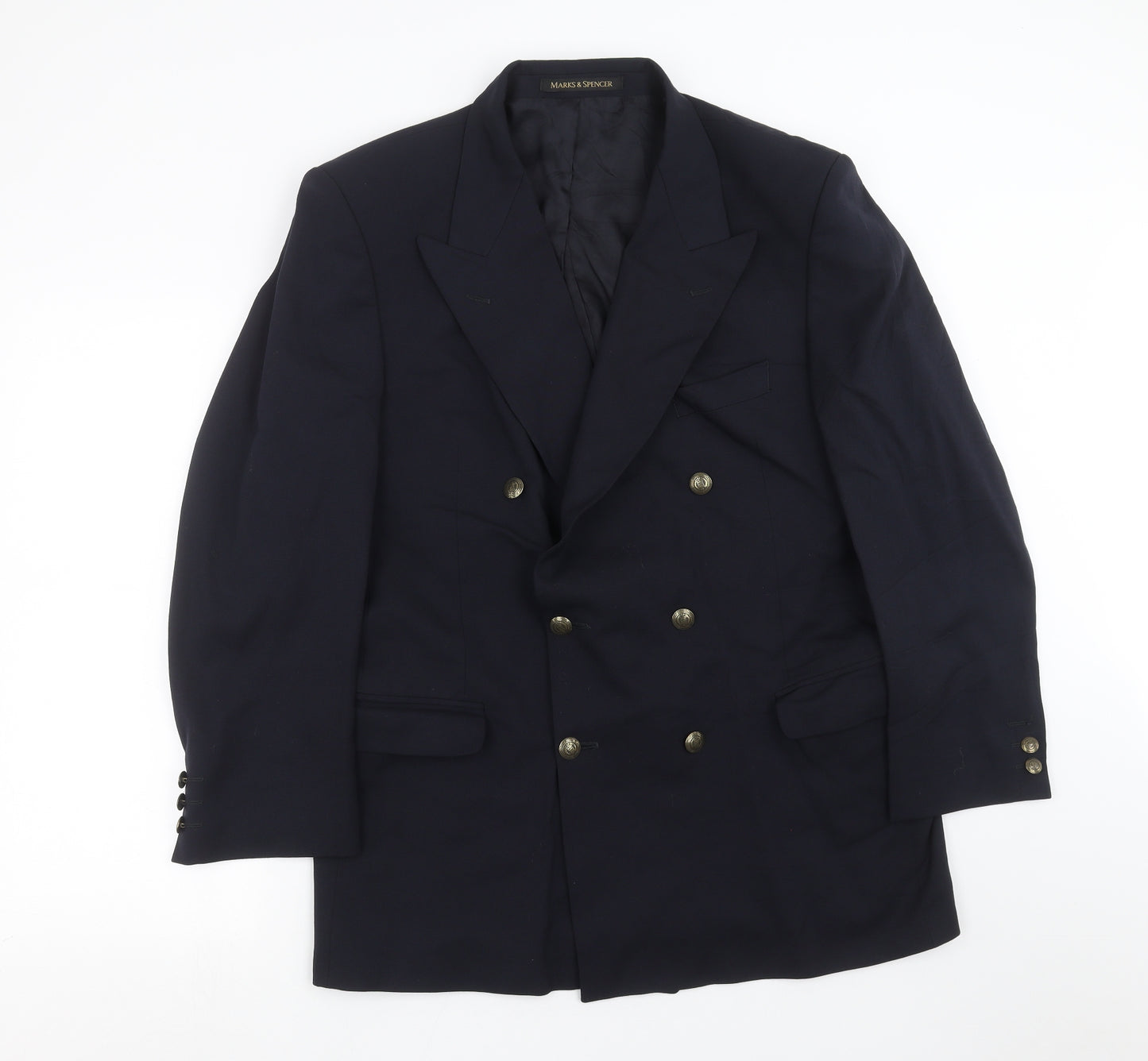 Marks and Spencer Mens Blue   Jacket Suit Jacket Size 42