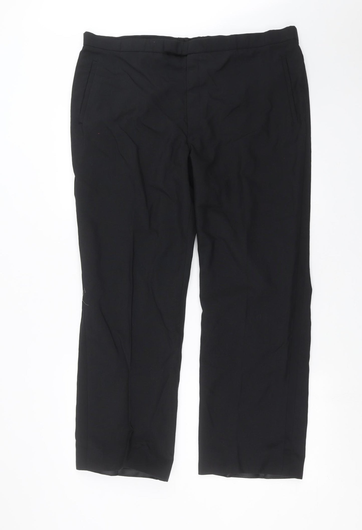 Preworn Mens Black   Trousers  Size 38 in L27 in
