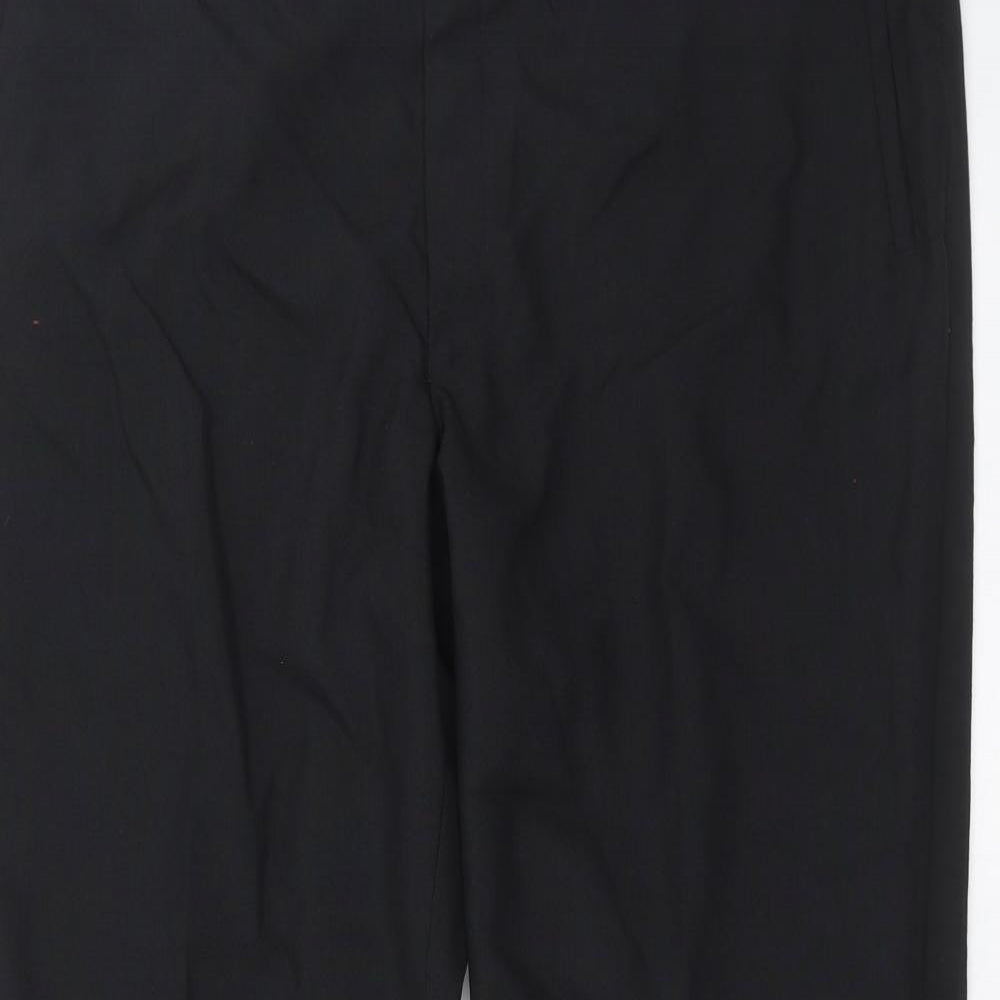 Preworn Mens Black   Trousers  Size 38 in L27 in