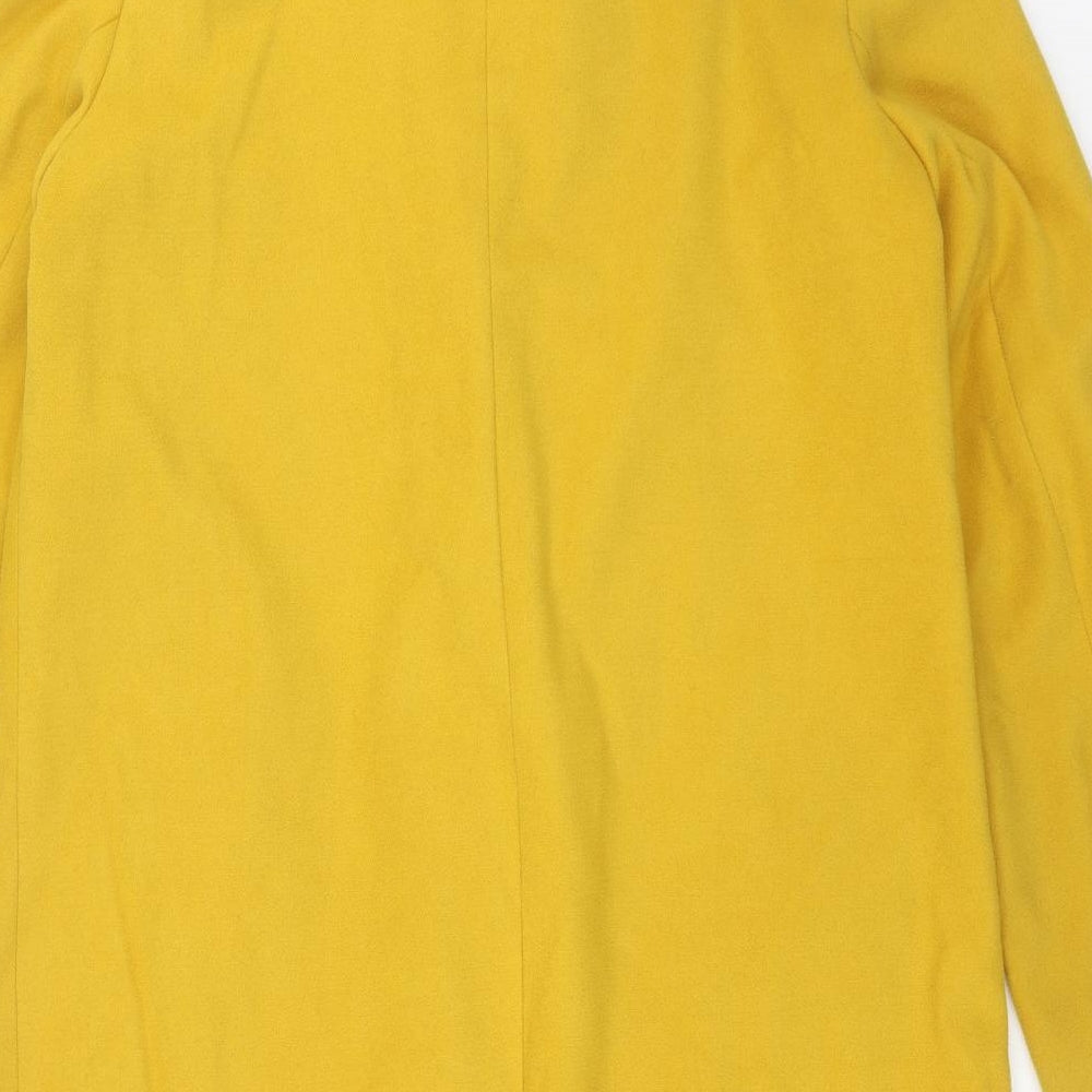 New Look Womens Yellow   Jacket Coat Size 12