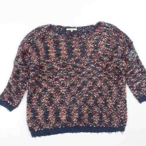 Easy Wear Womens Blue  Knit Pullover Jumper Size 14