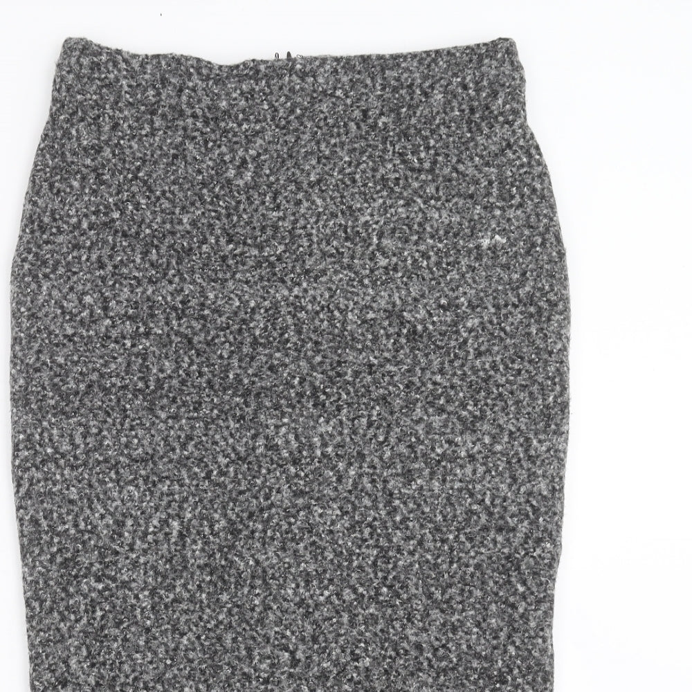 Marks and Spencer Womens Grey   Straight & Pencil Skirt Size 12