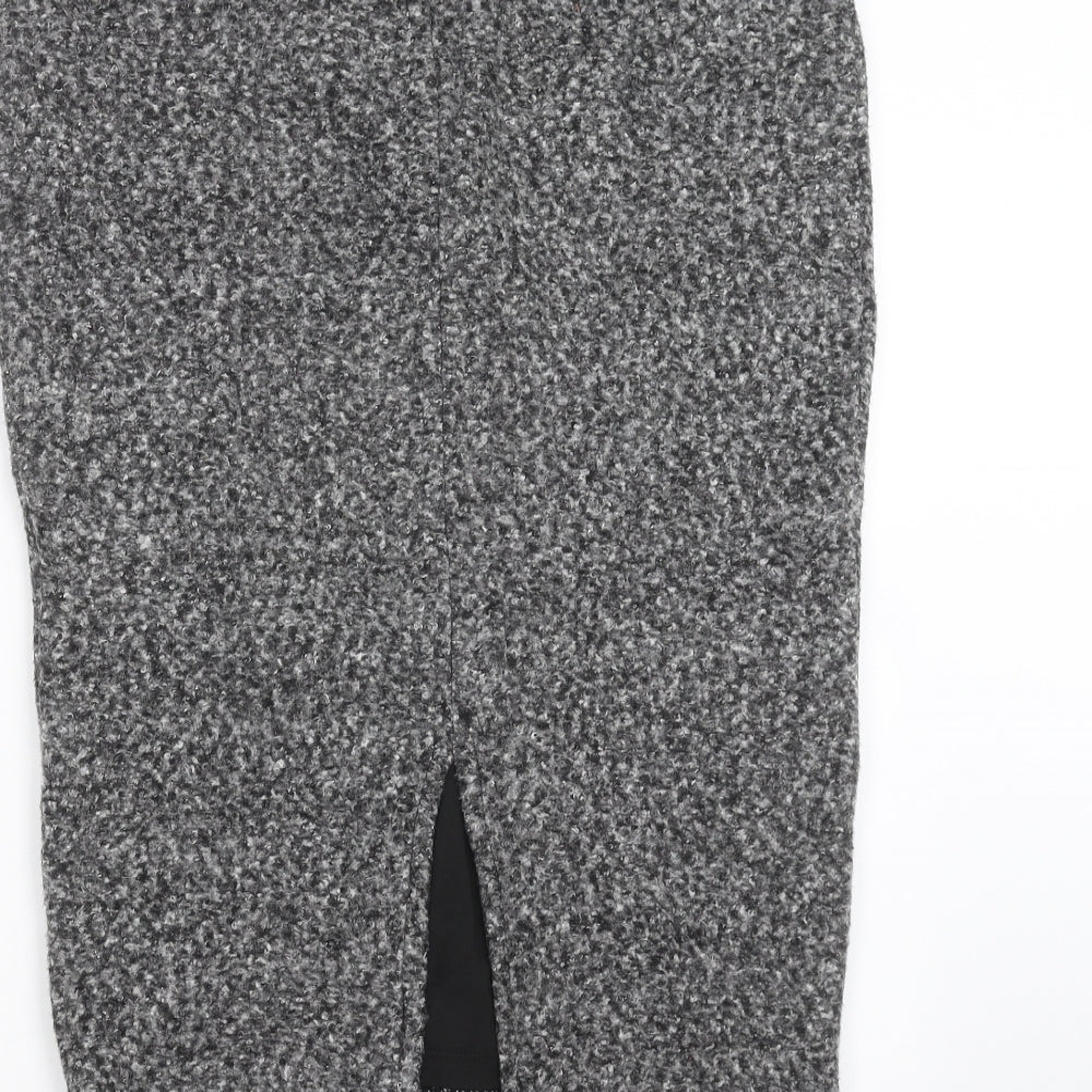 Marks and Spencer Womens Grey   Straight & Pencil Skirt Size 12