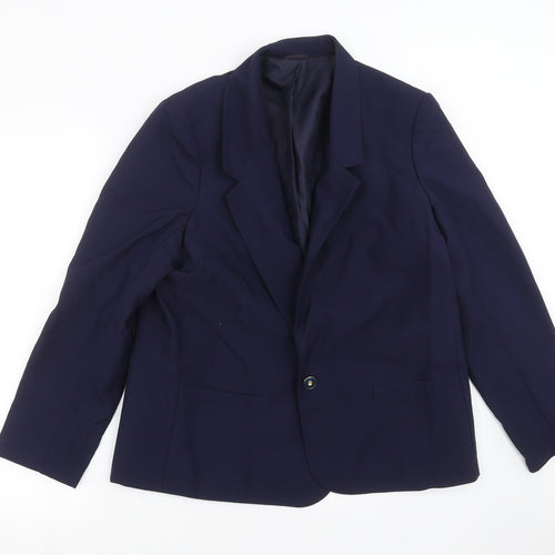 St michael  Womens Blue   Jacket Suit Jacket Size 16
