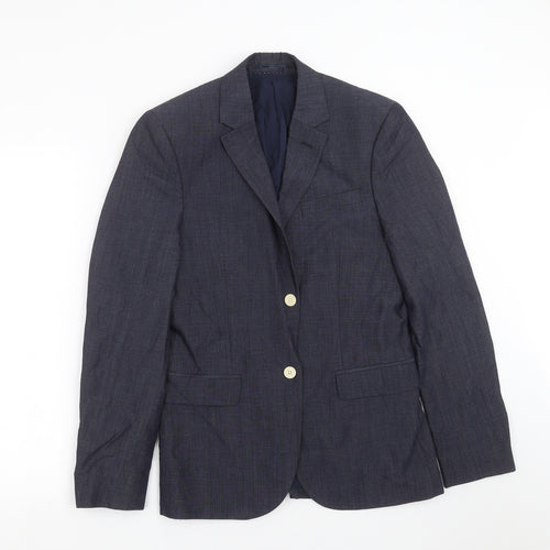 H&M Mens Blue   Jacket Suit Jacket Size 36