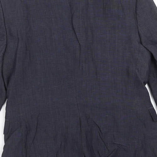 H&M Mens Blue   Jacket Suit Jacket Size 36