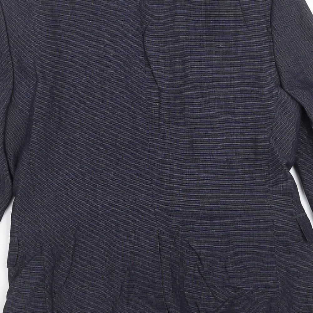 H&M Mens Blue   Jacket Suit Jacket Size 36
