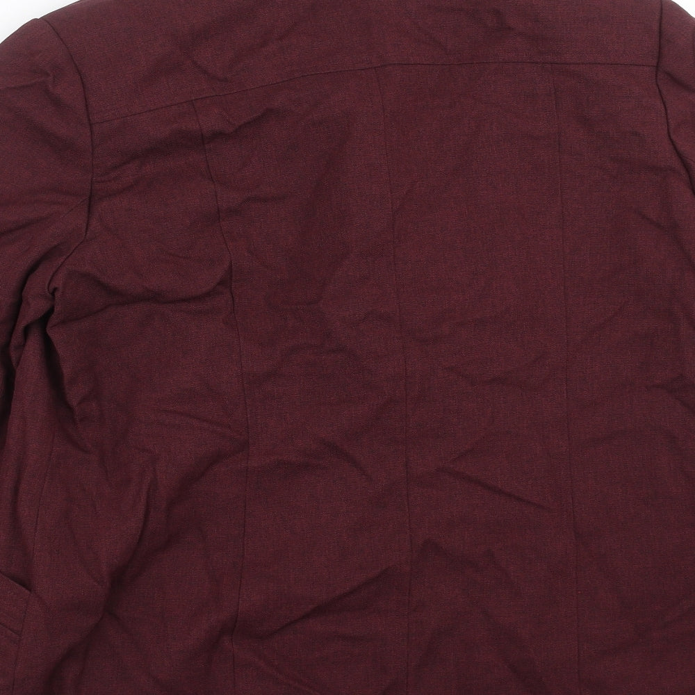 The Pearl Collection Womens Purple   Jacket Suit Jacket Size 16