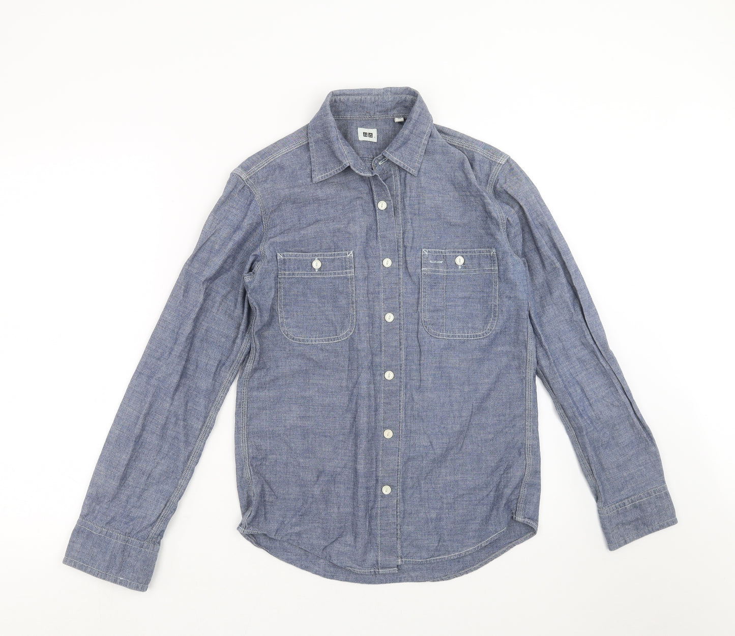 Uniqlo Mens Blue    Button-Up Size XS