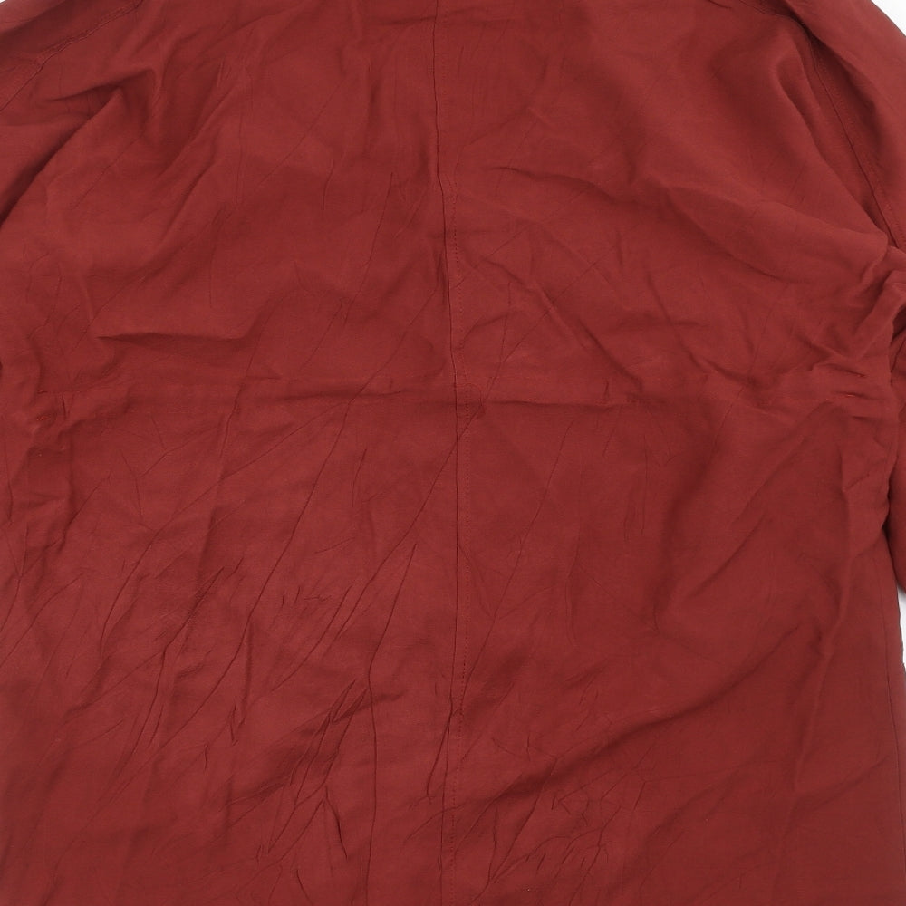 New Look Womens Brown   Overcoat Coat Size 16