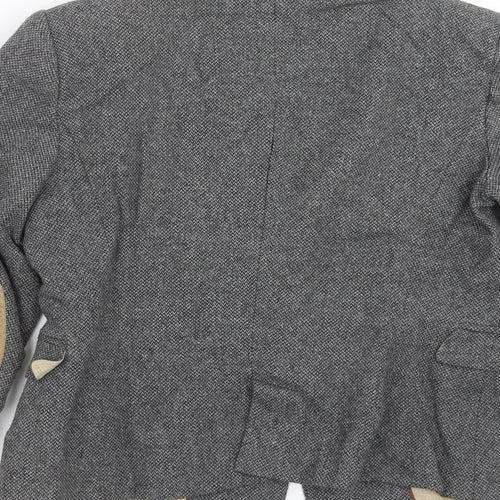Zara Womens Grey Herringbone  Jacket  Size L