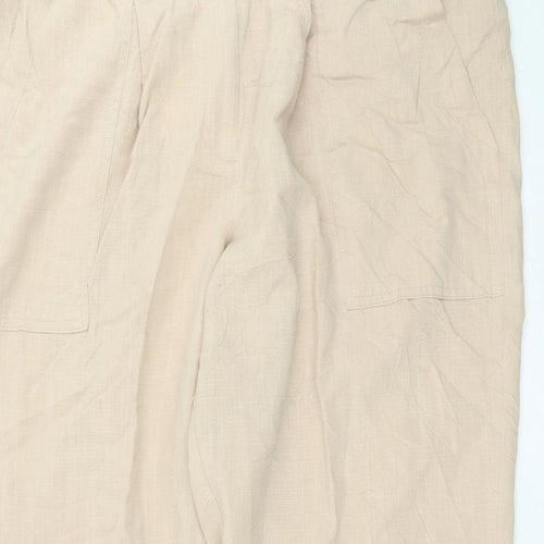 Marks and Spencer Womens Beige   Trousers  Size 20 L29 in