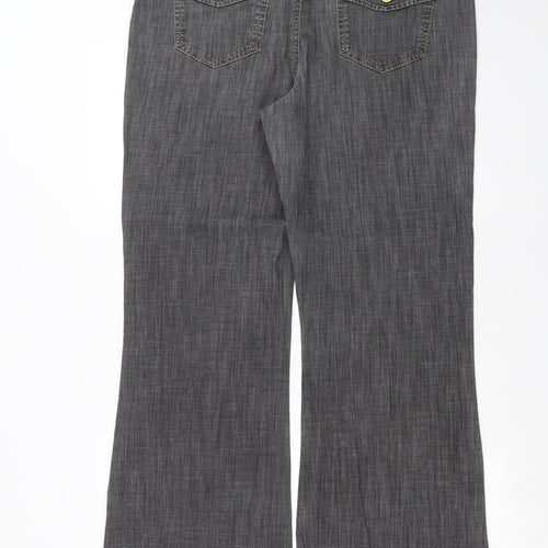 Marks and Spencer Womens Grey  Denim Bootcut Jeans Size 38 in L30 in
