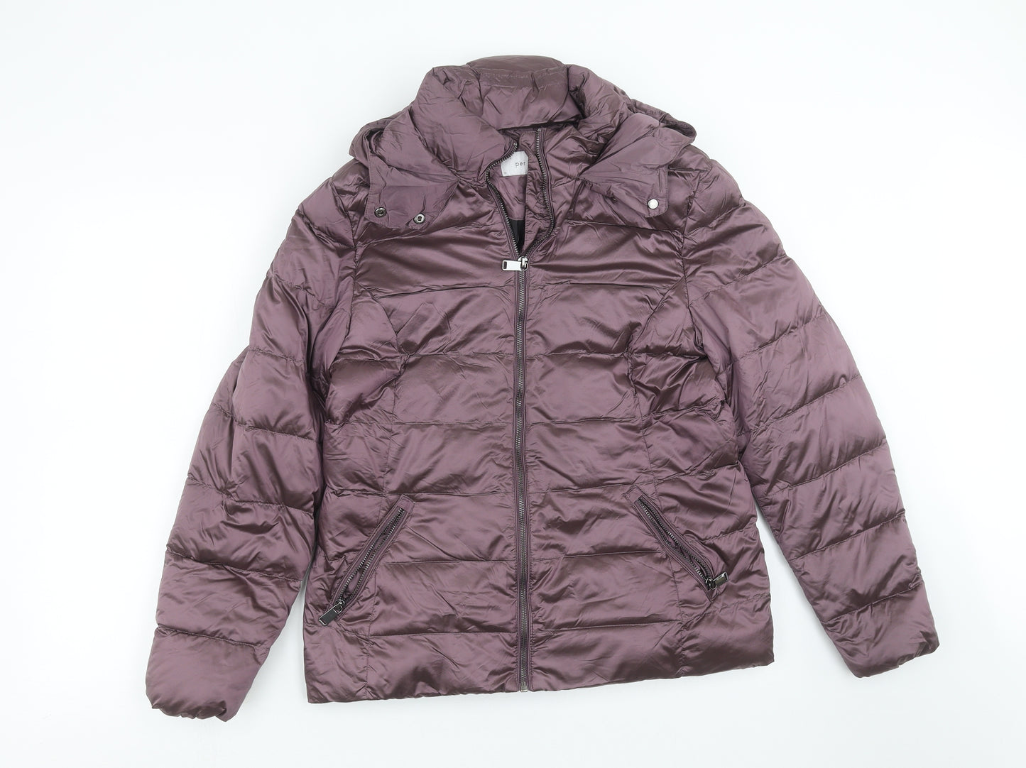 Marks and Spencer Womens Purple   Puffer Jacket Jacket Size 12