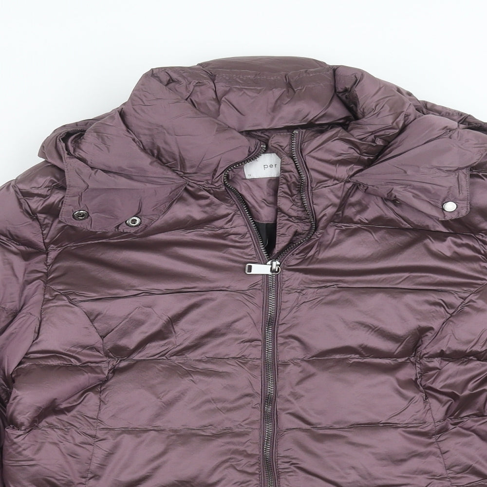 Marks and Spencer Womens Purple   Puffer Jacket Jacket Size 12