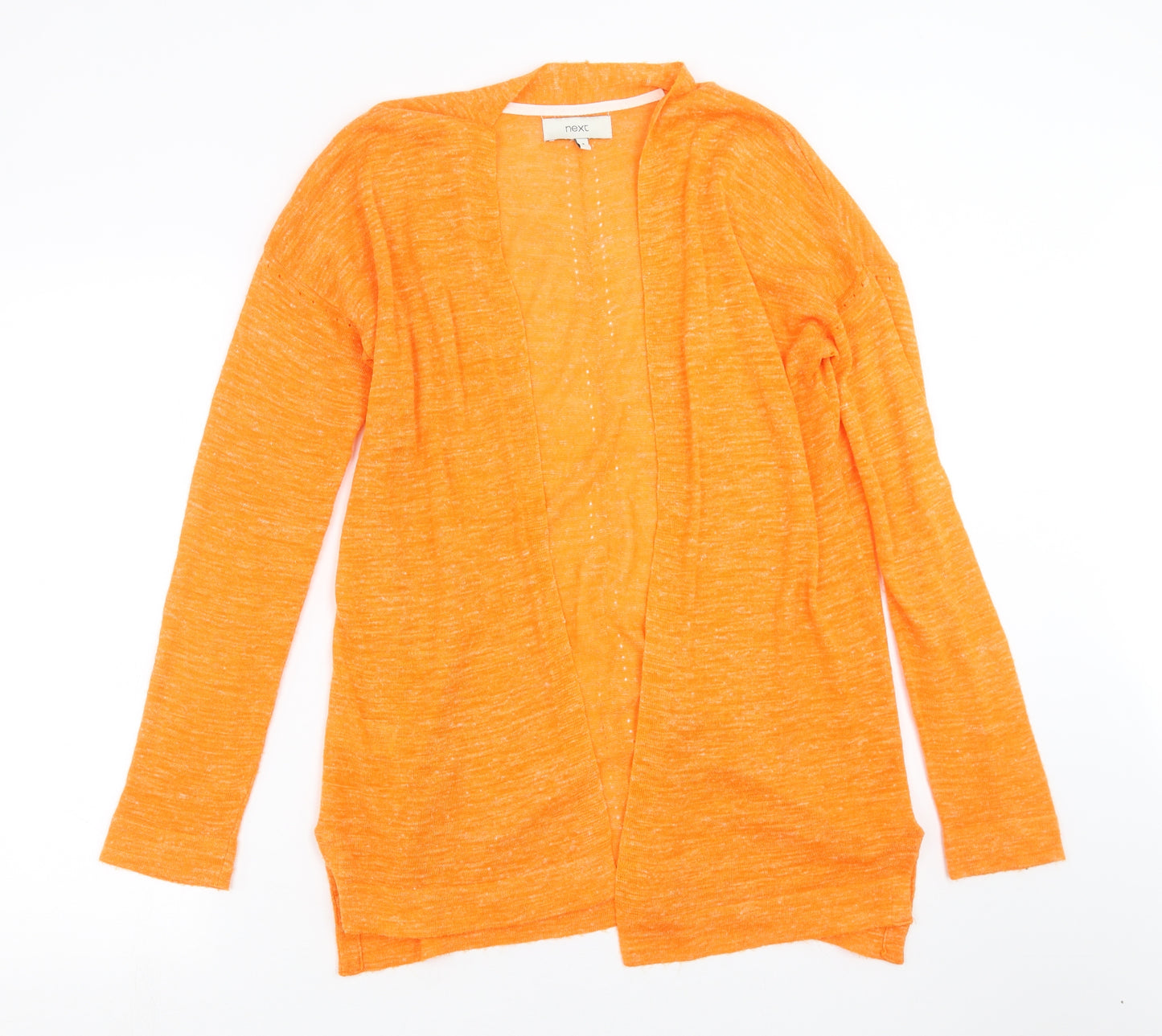 NEXT Womens Orange  Knit Cardigan Jumper Size 8